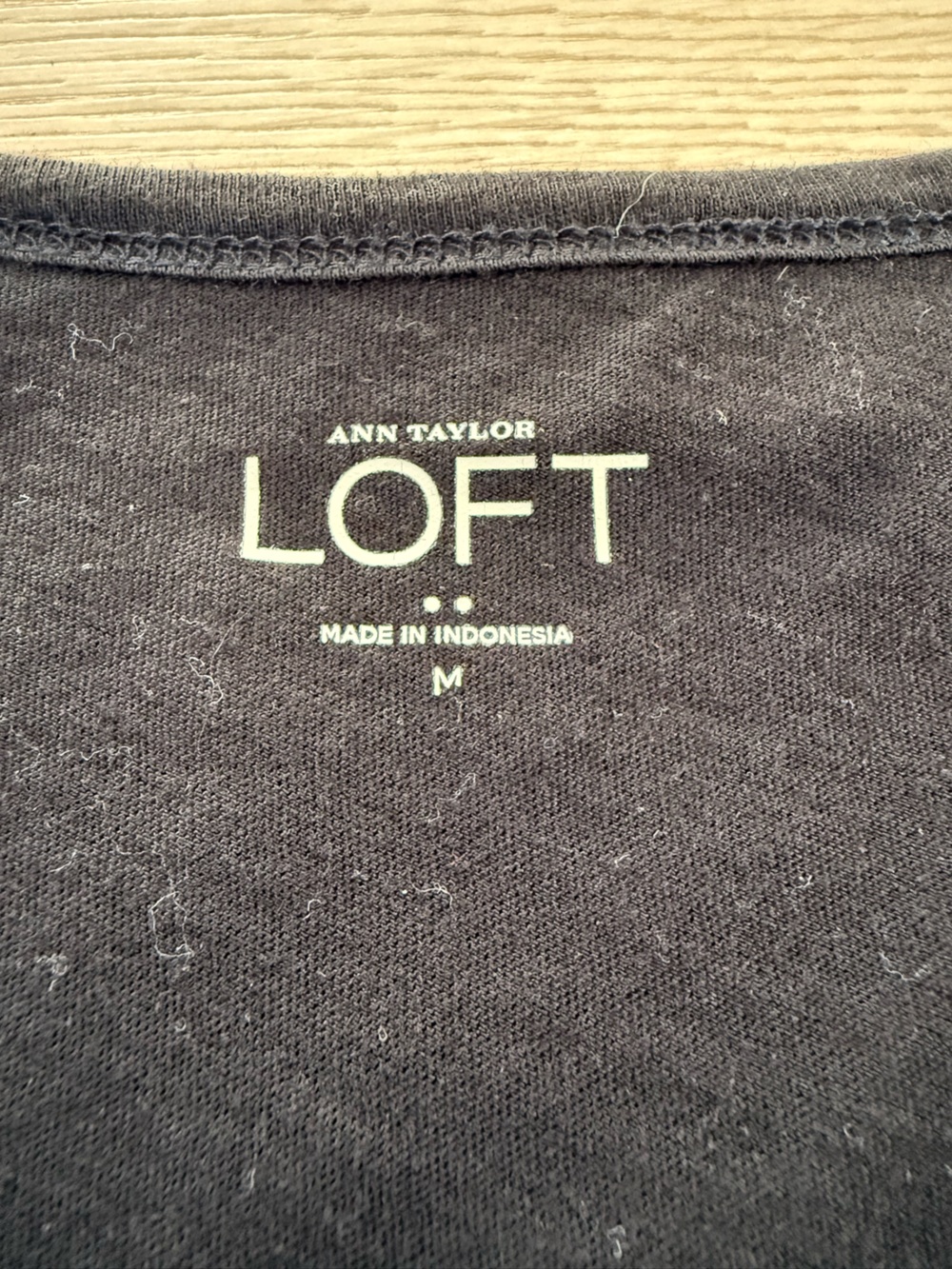 LOFT Black and White Lace-Overlay Tank Top - Picture 4 of 4